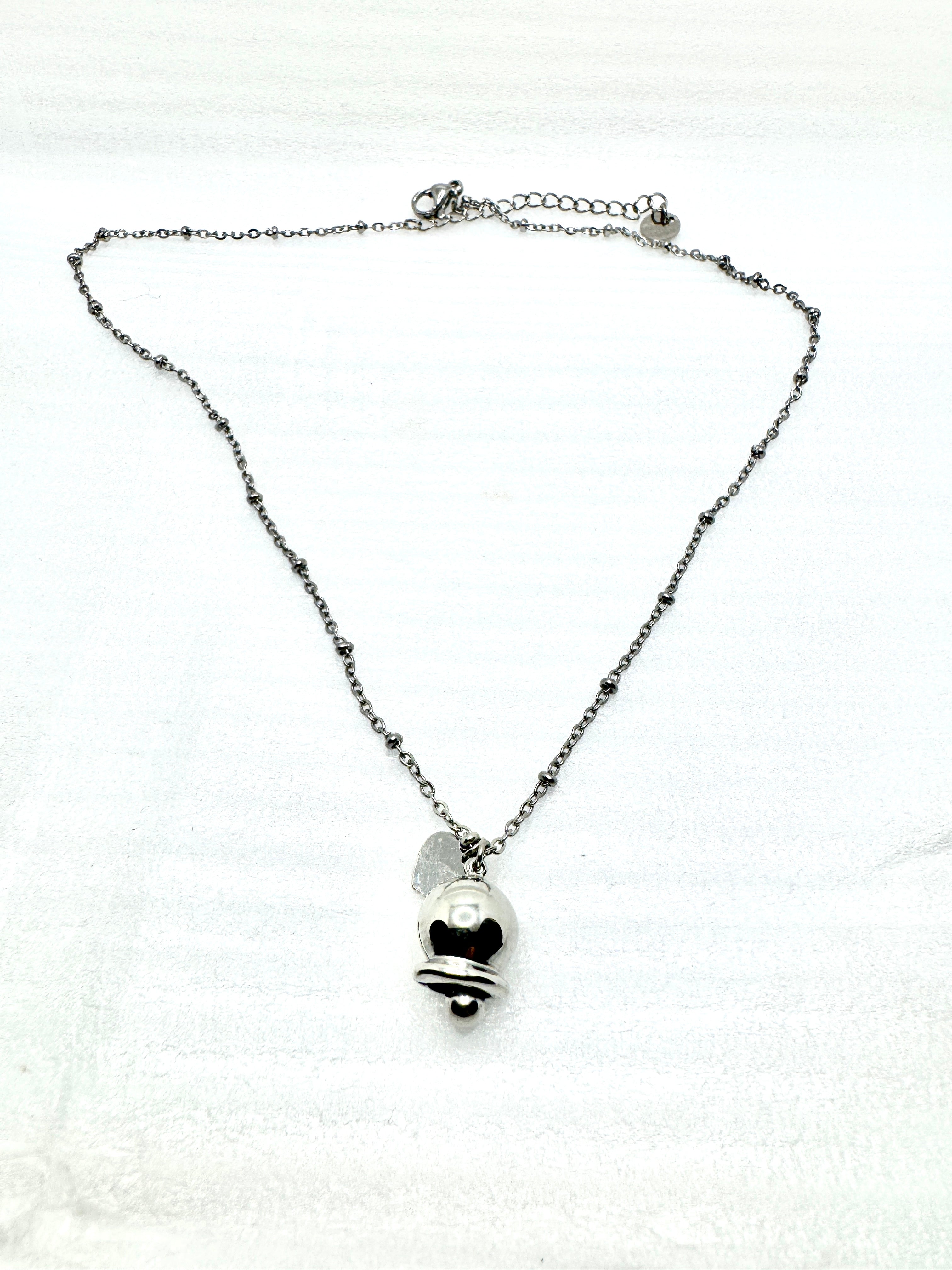 Collana Campanello in Acciaio Inox