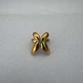 Anello Farfalla in Acciaio Gold