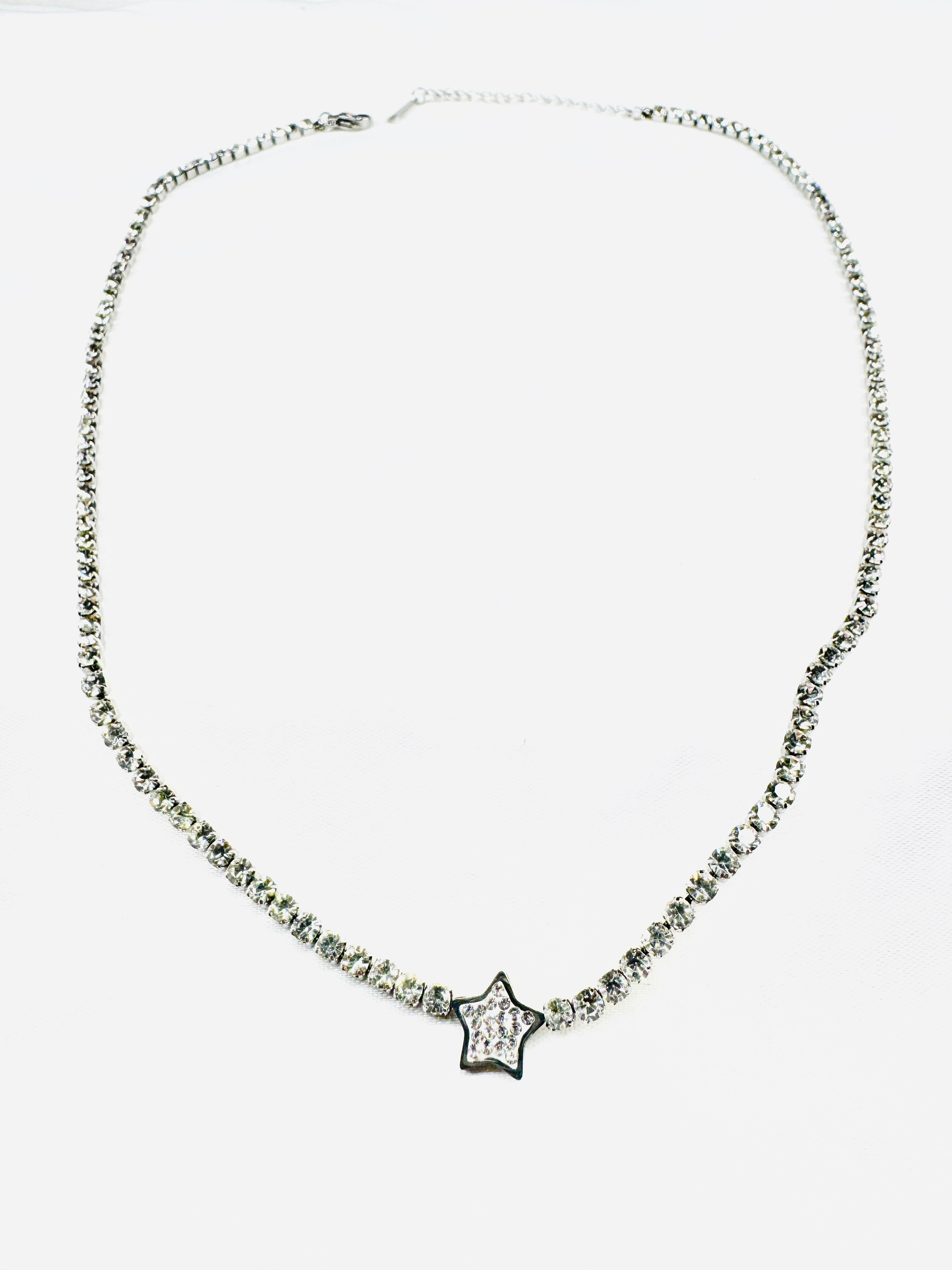 Collana tennis con stella