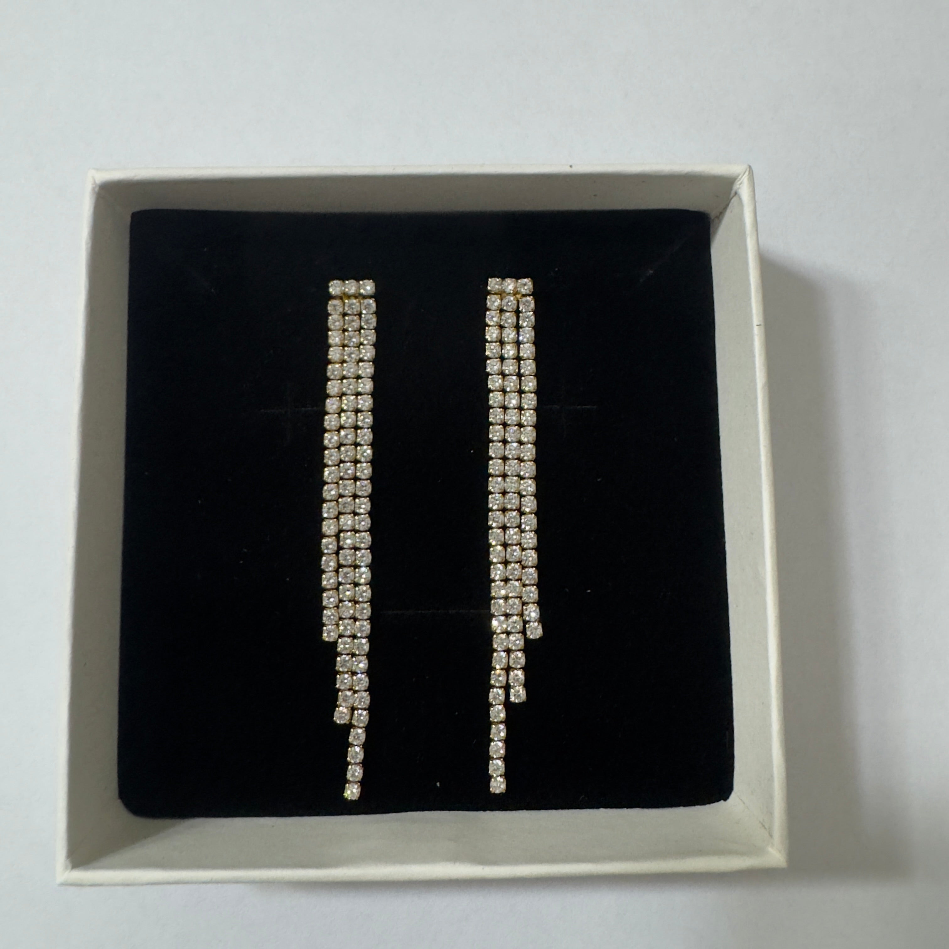 Orecchini Gold con svarosky